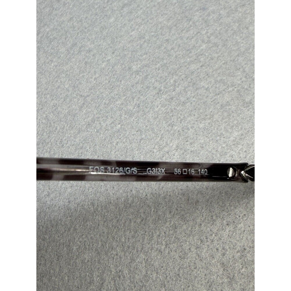 Fossil FOS 3126/G/S G3I3X Sunglasses Women Mauve Butterfly Silver Frame 56mm - Picture 9 of 9